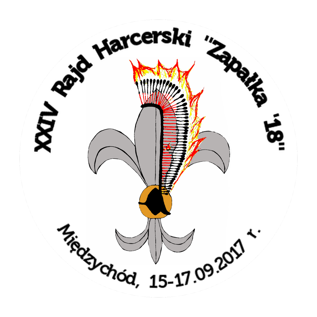 Logo XXIV Rajd Harcerski Zapałka18