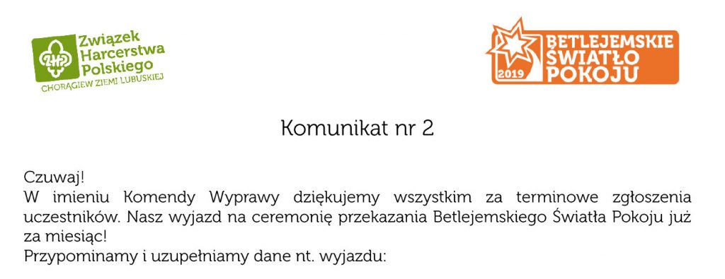 2019-11-14 Komunikat nr2 -BSP