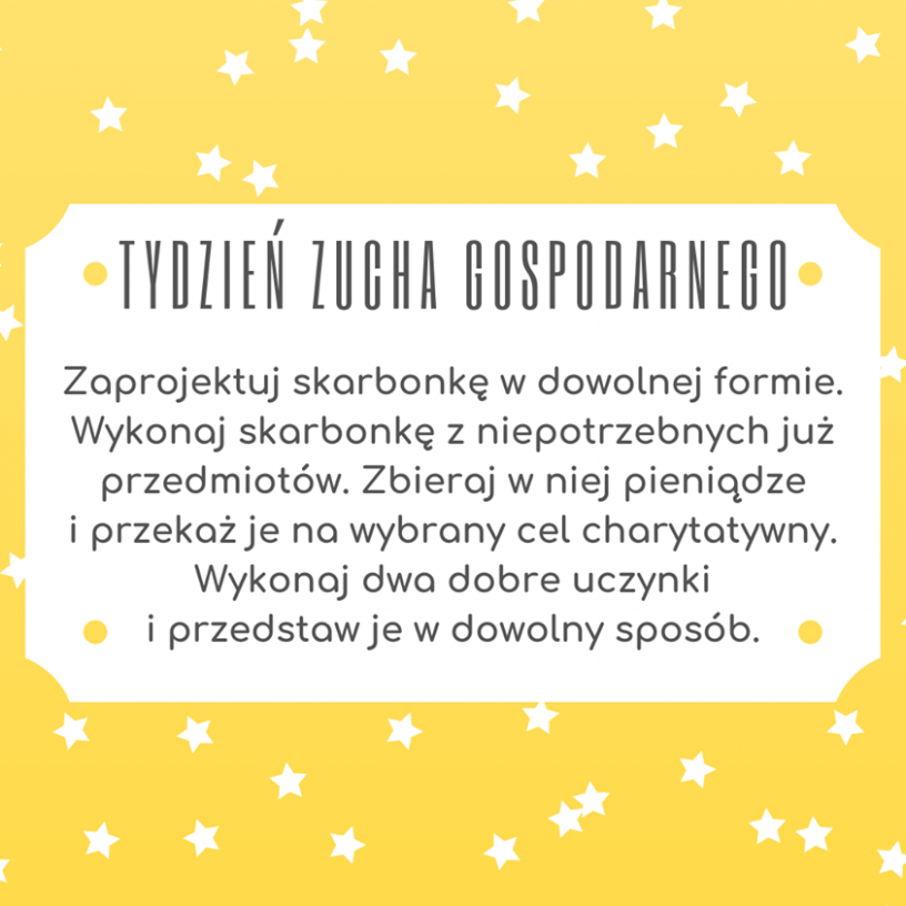 2020-05-30Tydzień zucha -gospodarnego